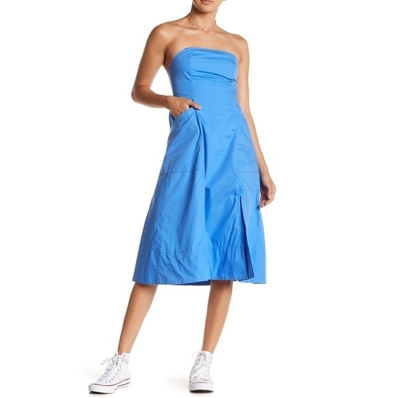 Free People Sunshine Of Your Love Midi Dress 0 - Picture 1 of 9